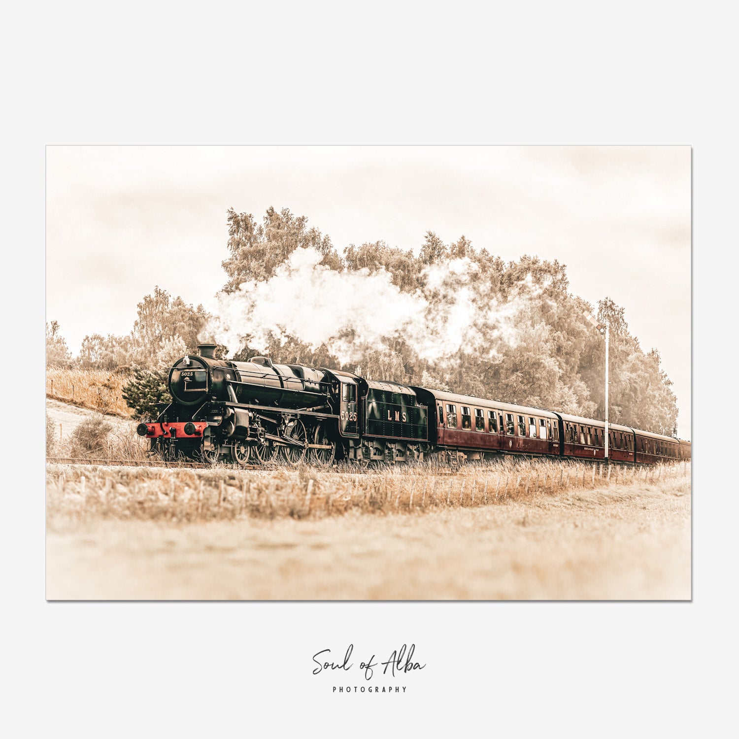 Echoes Along the Line | Aviemore fine art print- Soul of Alba Photography