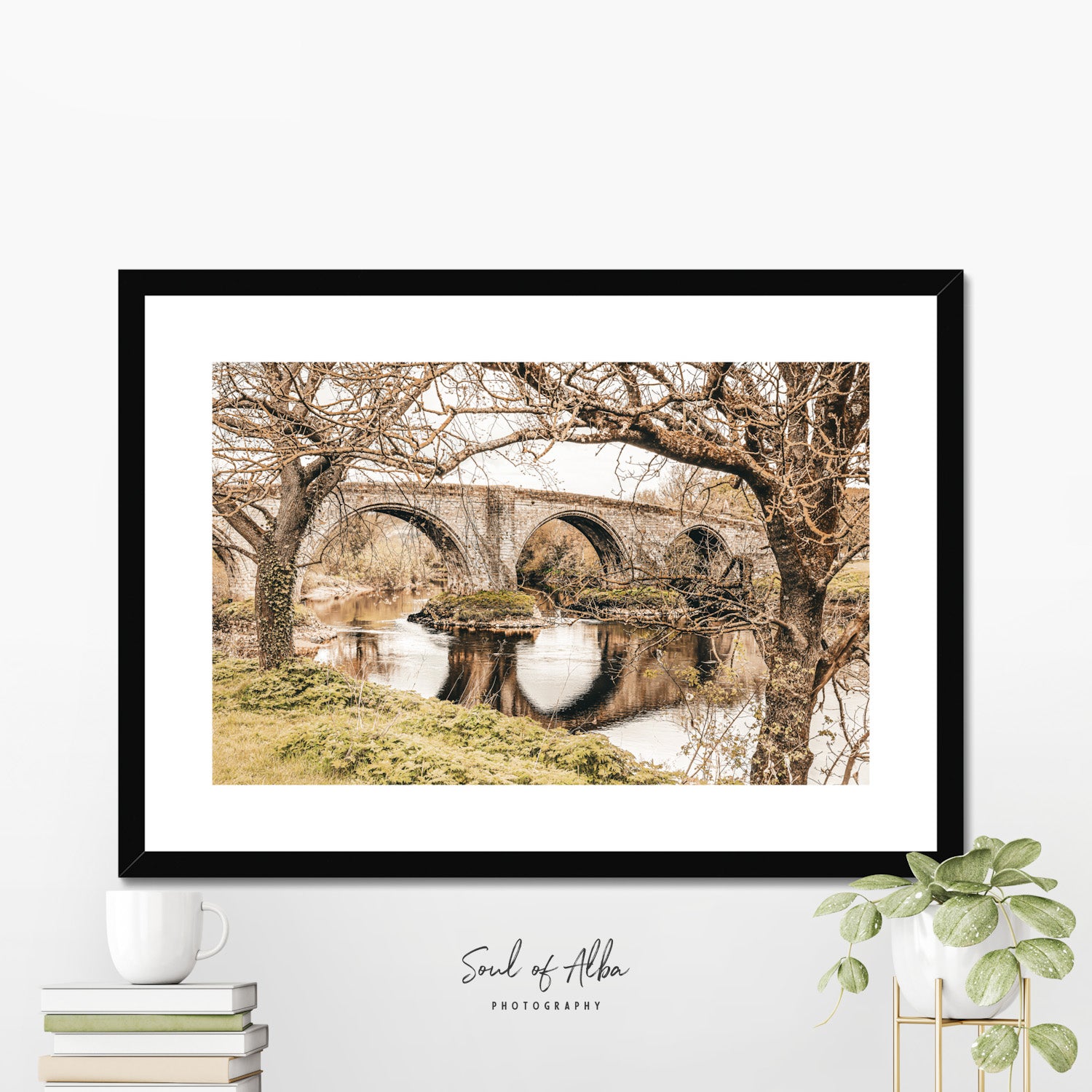 Echoes Beneath the Arches | Stirling Old Bridge fine art print - Soul of Alba Photography