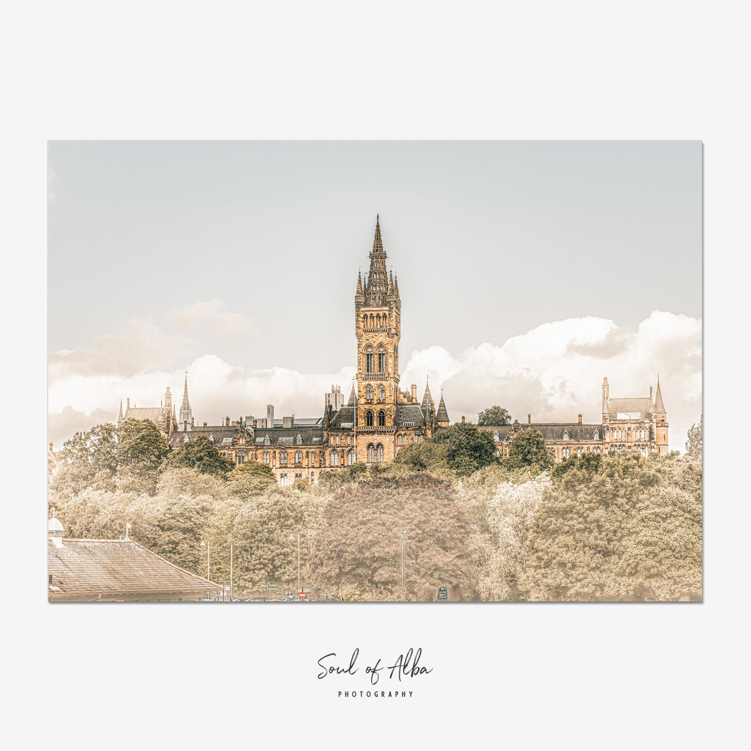 Gothic Grandeur | University of Glasgow fine art print - Soul of Alba Photography