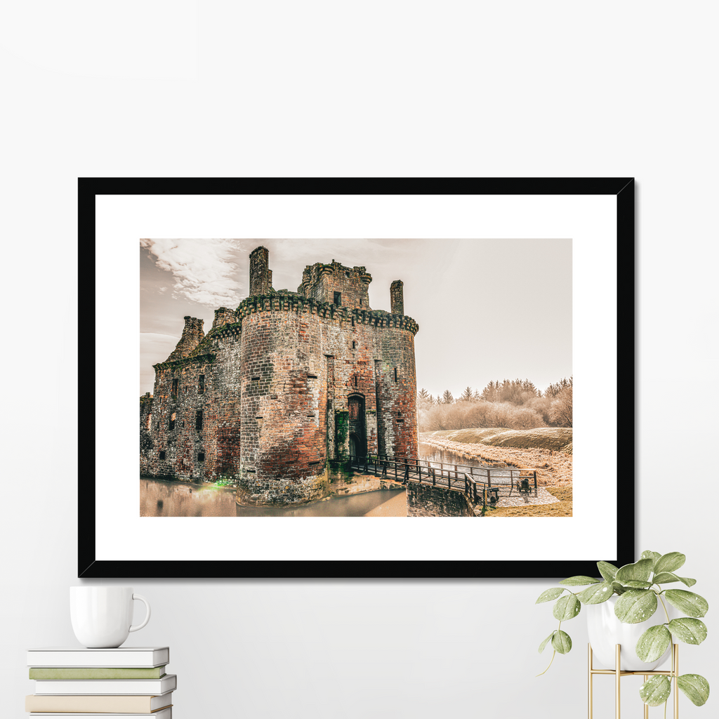 Reflections of Siege and Stone | Caerlaverock Castle