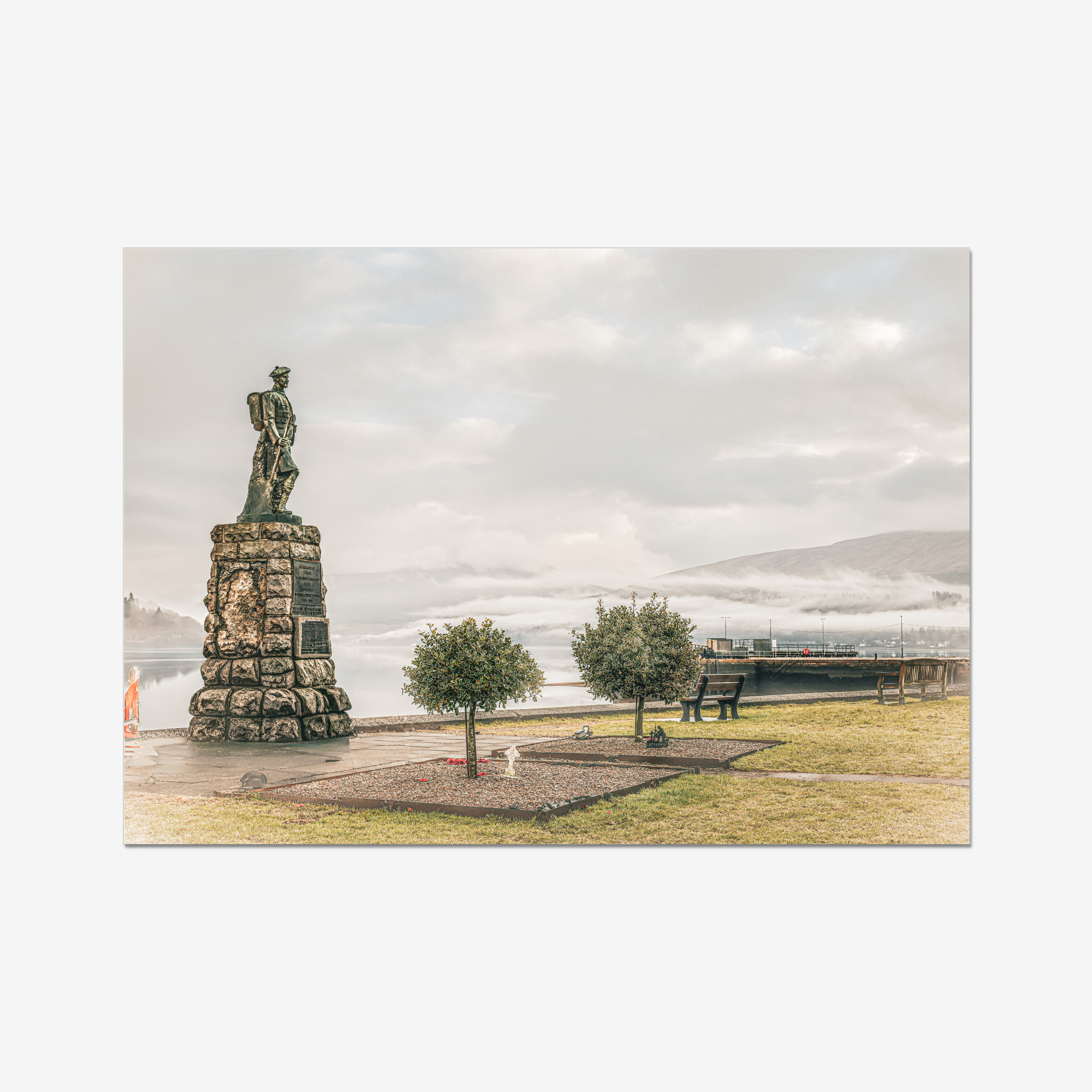 Inveraray War Memorial on Loch Fyne fine art Scottish heritage photography print Argyll Scotland