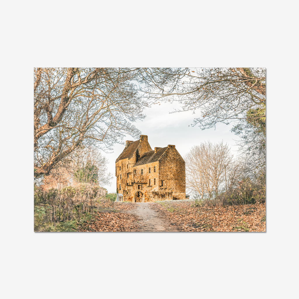 Midhope Castle fine art photography print — Scottish castle wall art
