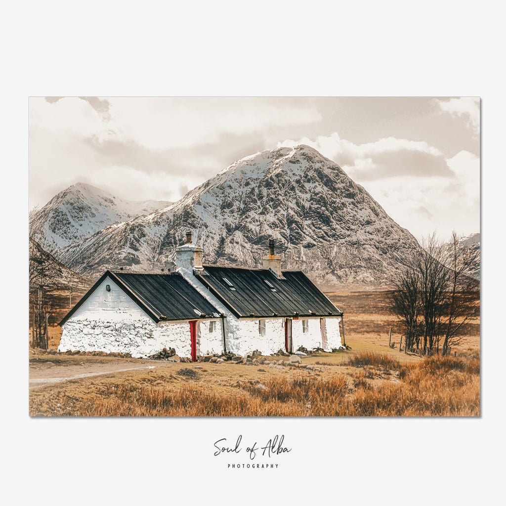 Black Rock Cottage, Glencoe fine art print - Soul of Alba Photography 