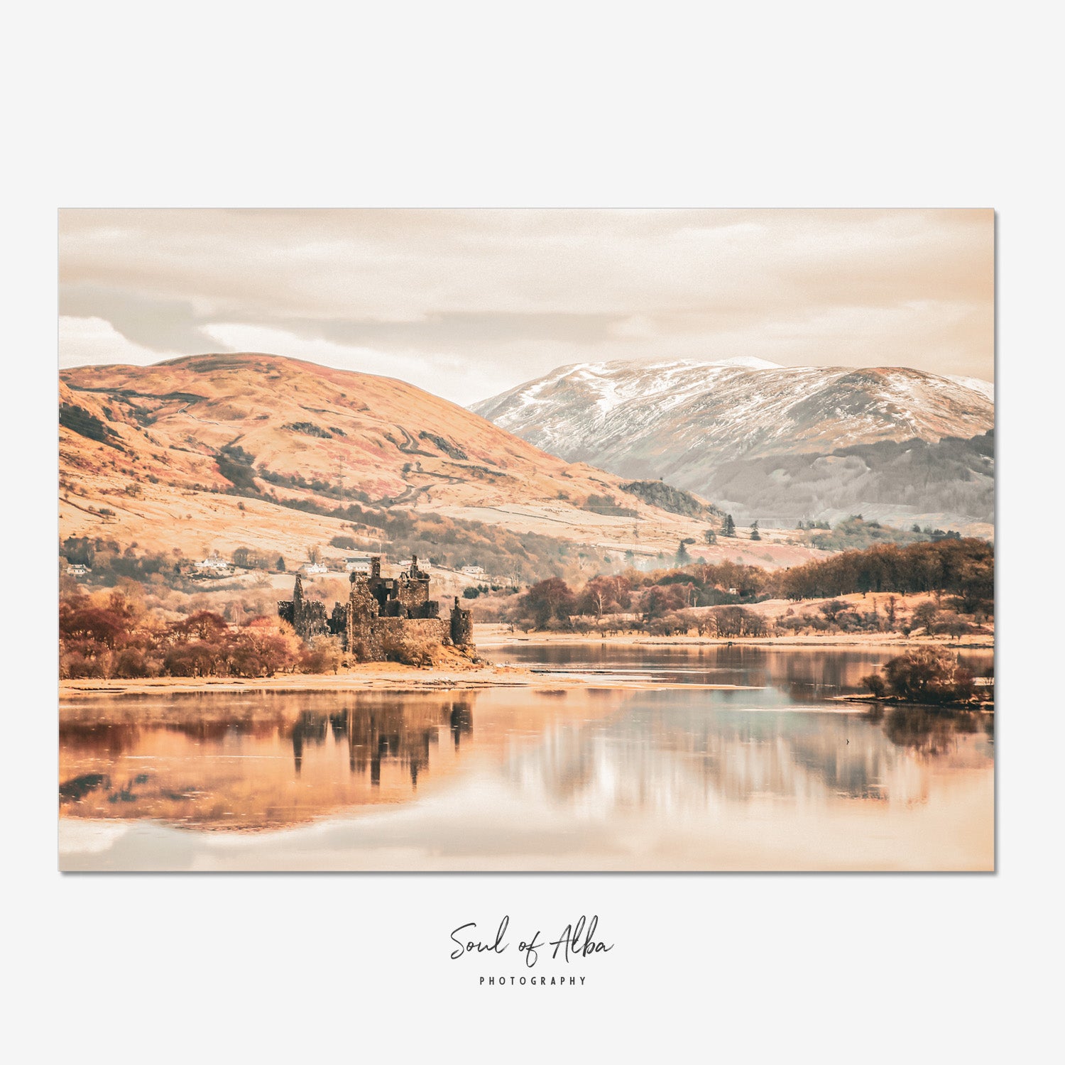 Reflections of the Highlands | Kilchurn Castle, Loch Awe fine art print - Soul of Alba Photography