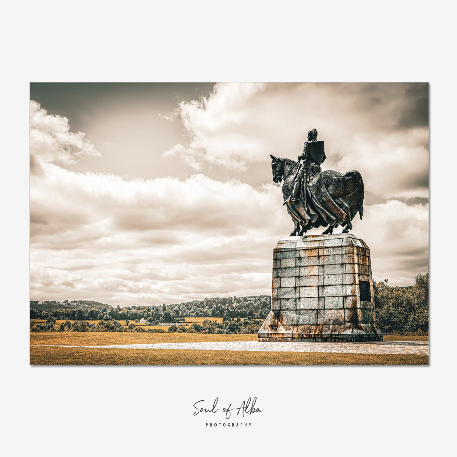 Robert the Bruce Statue | Bannockburn Battlefield fine art print - Soul of Alba Photography