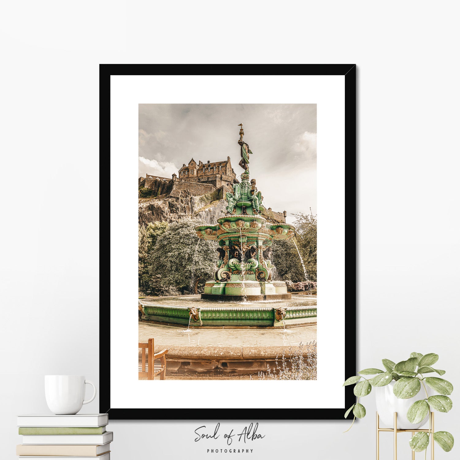 Ross Fountain Beneath the Castle | Princes Street Gardens - Soul of Alba Photography