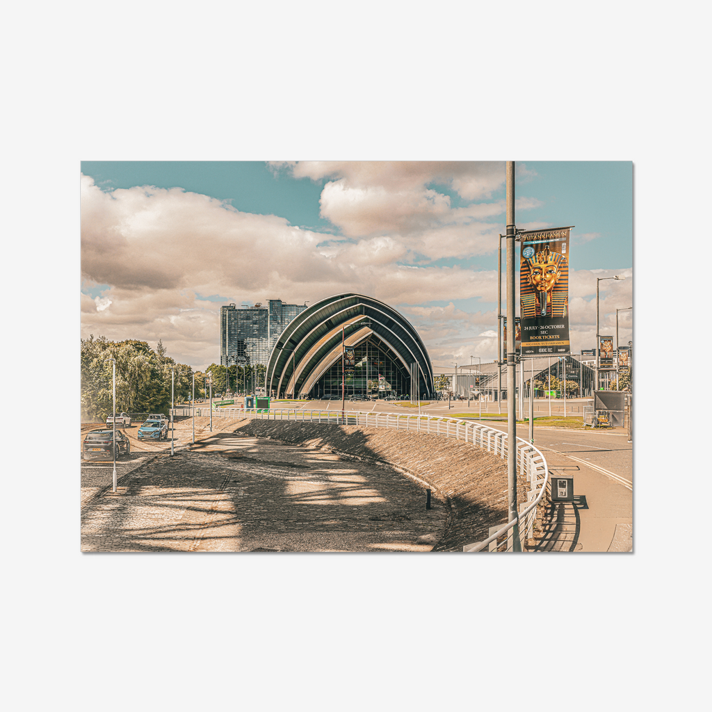 SEC Armadillo Glasgow fine art photography print — River Clyde architecture wall art
