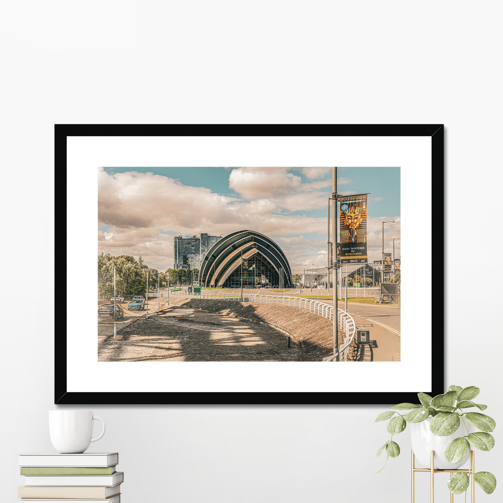 SEC Armadillo Glasgow print detail — Clyde Auditorium Scottish architecture photography
