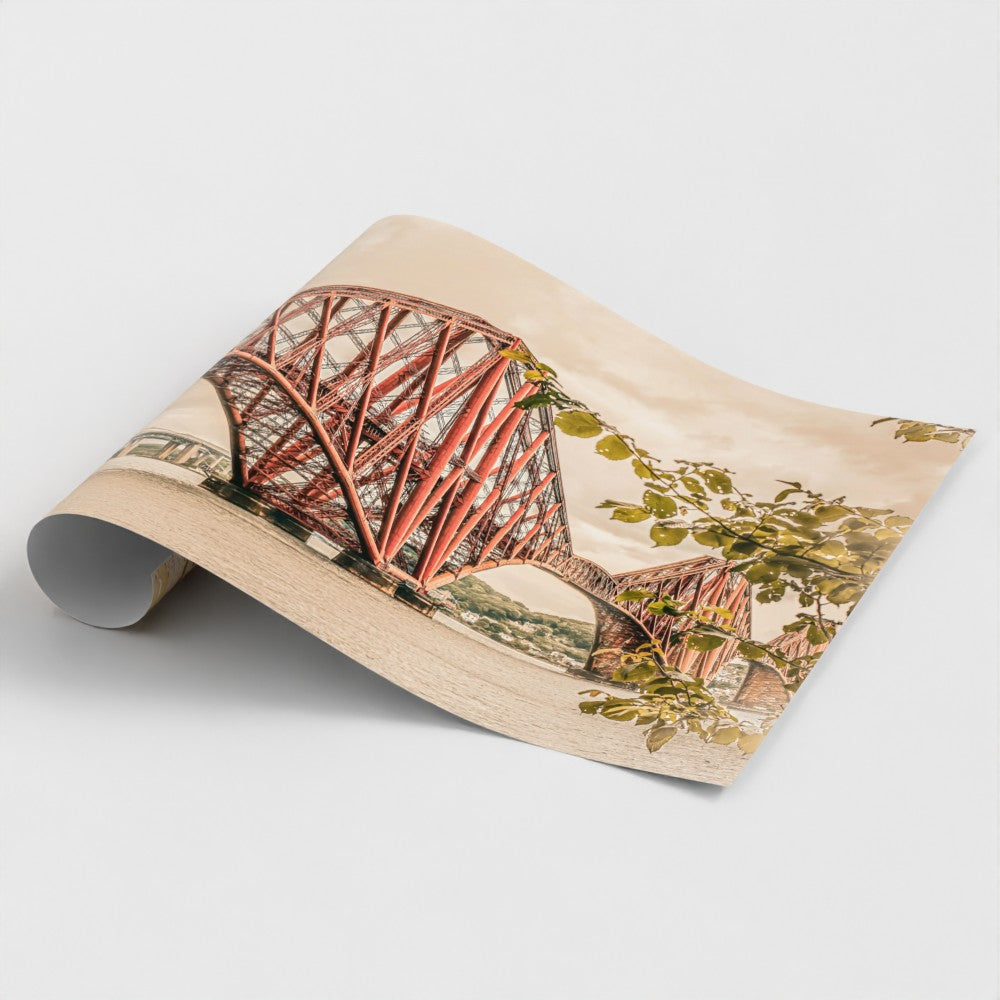 Soul of Alba Photography — Forth Bridge Scotland, cinematic landscape print, satin lustre fine art paper
