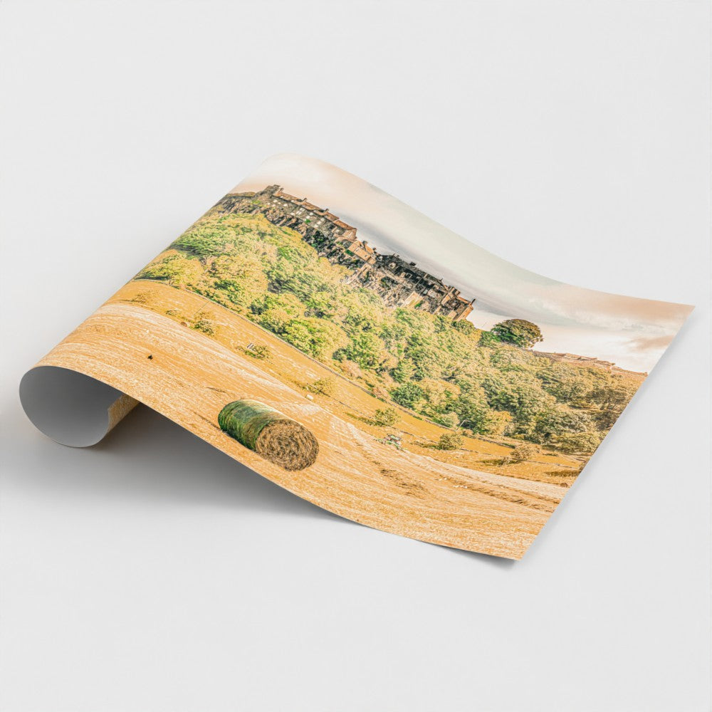 Stirling Castle giclee print on satin lustre paper — premium Scottish castle wall art

