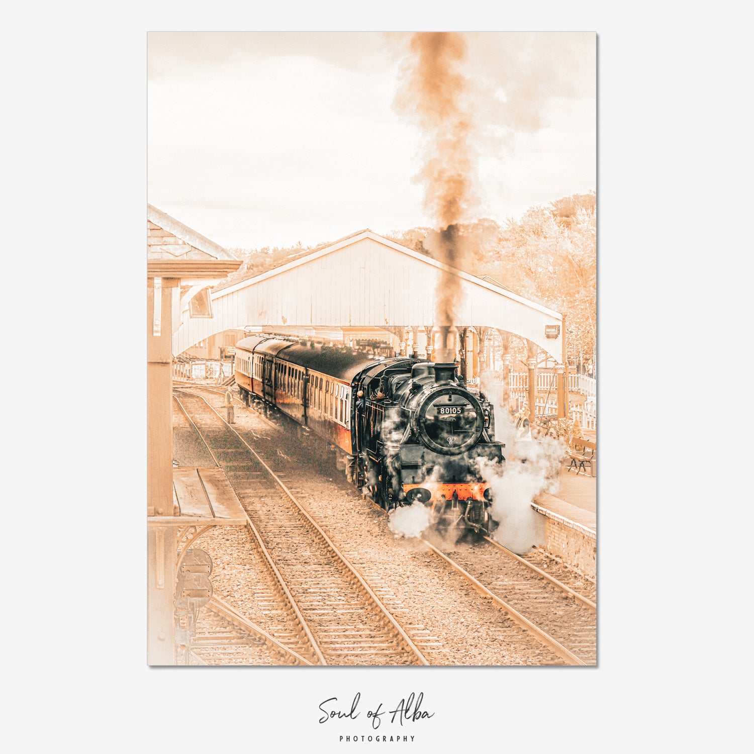 The Bo’ness & Kinneil Railway | Bo’ness Station Fine Art Print - Soul of Alba Photography