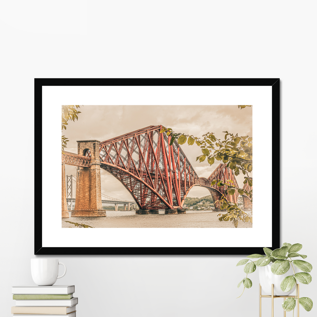 The Forth Bridge at Queensferry — UNESCO World Heritage site, Victorian engineering, fine art photography print