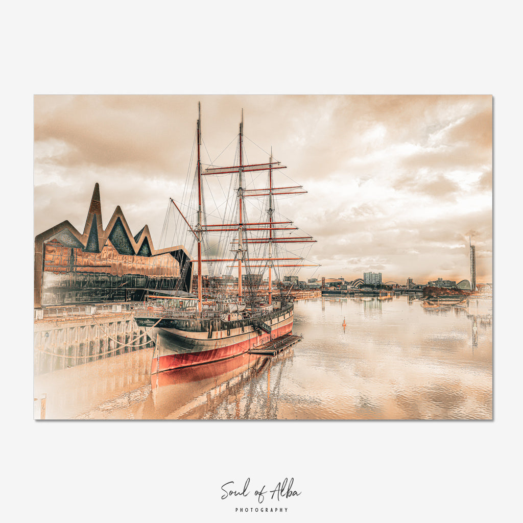 The Tall Ship Glenlee | River Clyde, Glasgow fine art print - Soul of Alba Photography