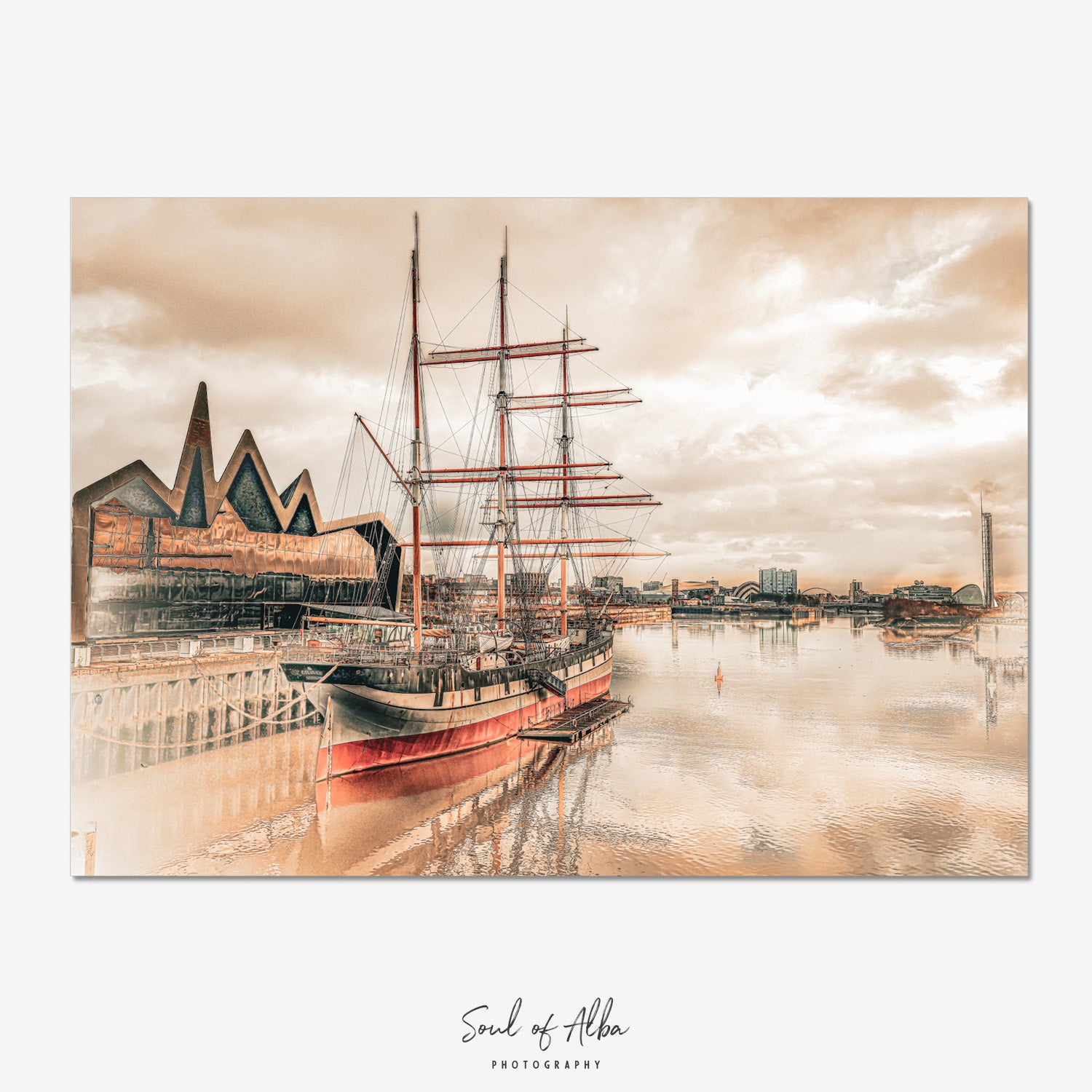 The Tall Ship Glenlee | River Clyde, Glasgow fine art print - Soul of Alba Photography