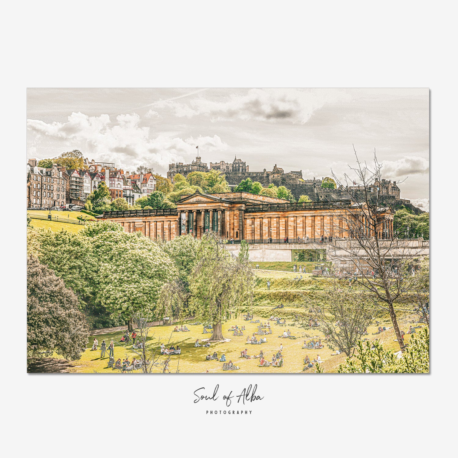 The first Gardens Beneath the Castle | Princes Street Gardens, Edinburgh fine art print - Soul of Alba Photography