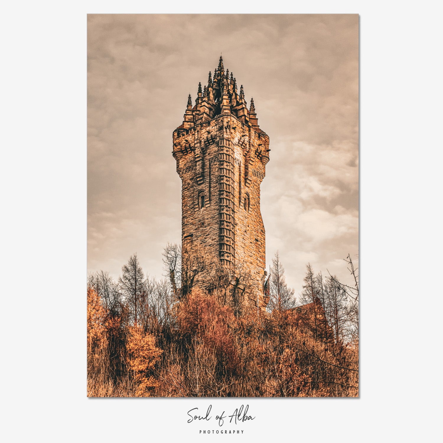 Tower of Resolve | The Wallace Monument Fine Art Print - Soul of Alba Photography