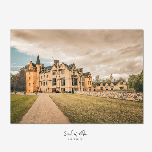 Brodie Castle, Sideview, Moray | Historic Scottish Castle Fine Art Print - Soul of Alba Photography
