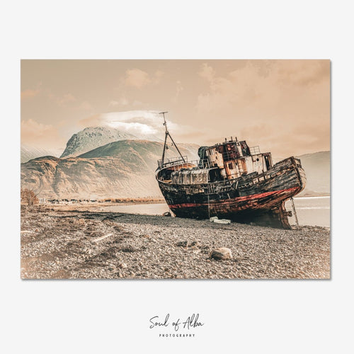 Corpach Shipwreck | Ben Nevis Scottish Highlands - Soul of Alba Photography