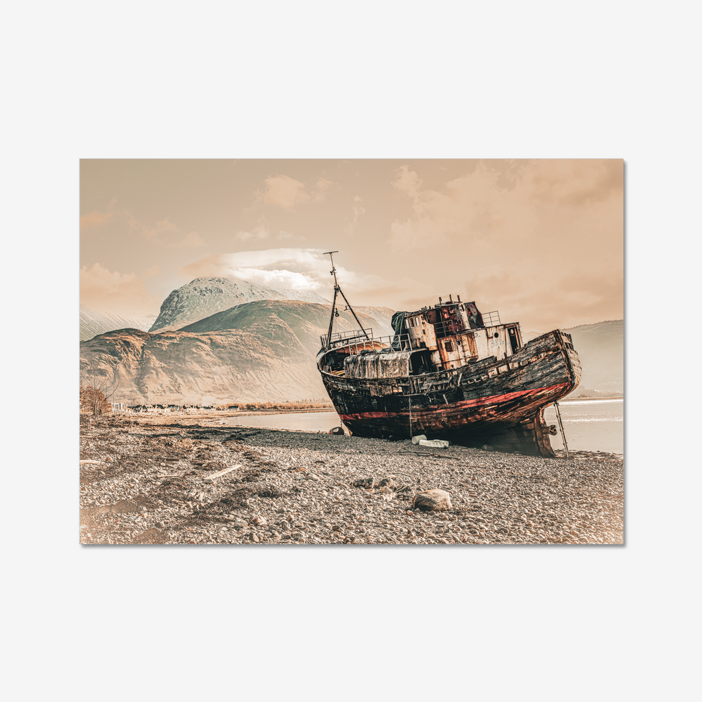 Corpach Shipwreck | Ben Nevis Scottish Highlands